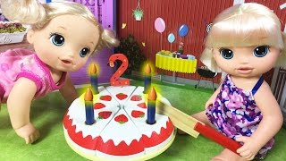 Baby Alive Oyuncak Bebek Doğum Günü Partisi | Bebek Bakma Oyunu | EvcilikTV