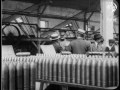French Munitions Factory - General Pershing & Albert Thomas  (1914-1918)
