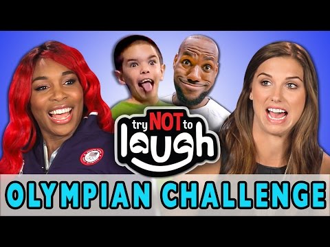 Try to Watch This Without Laughing or Grinning (ft. Olympians)