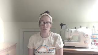 Sewing buttons on your head bands