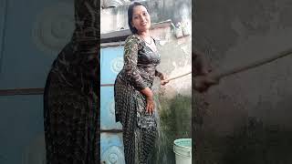 It Is Very Fun To Take Bath Under The Tap, You All Also Take A Bath Today Vlog ...