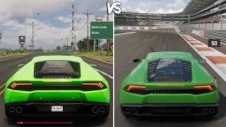 The Crew 2 Vs Forza Motorsport 7 - Lamborghini Huracan Lp610-4 Gameplay Comparison Hd