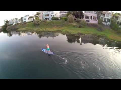 Reno Makani paddle boarding