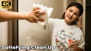 4K Cleaning Routine Satisfying Gl & Toilet Floor Cleaning Home Tips Haul