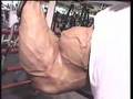 Bodybuilder Chris Bennett biceps - Guns 2002 Video