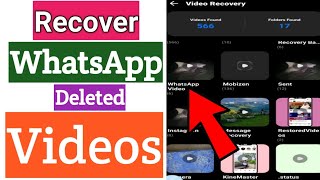 How To Recover Whatsapp Deleted Videos Deleted Whatsapp Video Recovery