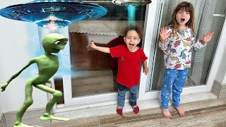 Kuzey Eli̇f Evi̇mi̇ze Uzayli Gelmi̇ş Ne Yapacağiz Şi̇mdi̇ ?