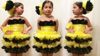 Юбка из мусорных пакетов своими руками для девочек мастер класс 86
