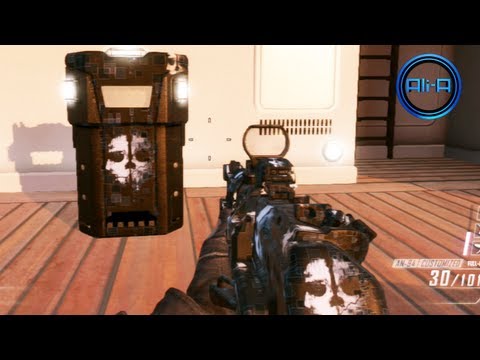 Call of Duty: GHOSTS - Camo Gameplay! Black Ops 2 "GHOST" DLC! - (COD 