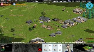 AoE 22 Random Tý, Thầu vs HMN, Quýt ngày 24-1-2018