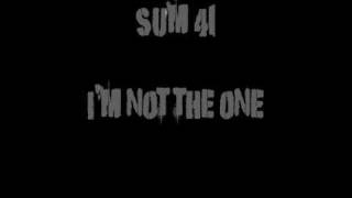 Watch Sum 41 Im Not The One video