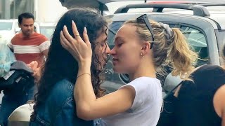 Lily-Rose Depp Greets Rapper 070 Shake With A Make Out Session