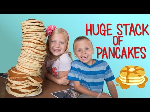 GIANT PANCAKE STACK!!