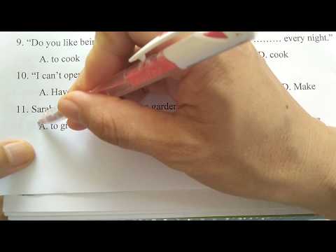 Bài Tập Trắc Nghiệm Gerund and Infinitive | CÔ TUYẾT LAN