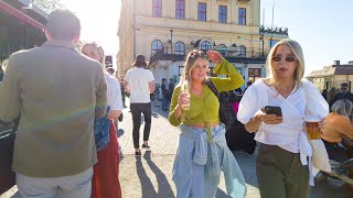 Sweden, Stockholm 4K - Sunny Spring Walk