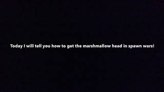 How To Get The Marshmellow Head Roblox