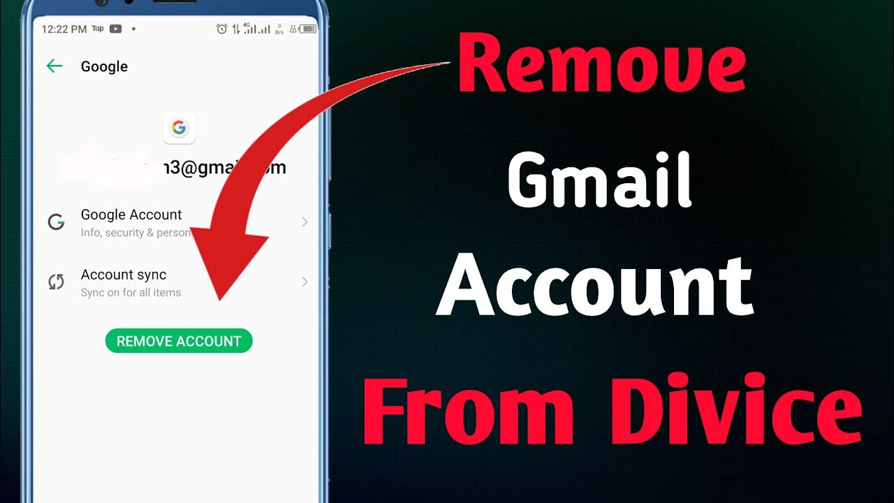 How To Remove Gmail Account | Gmail Account Kese How To Remove Gmail Account | Gmail Account Kese