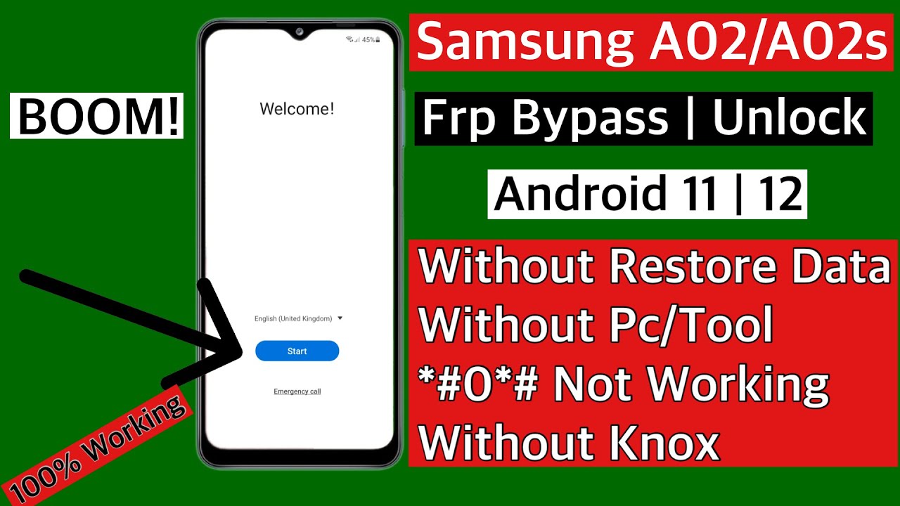 Samsung A02/A02s Frp Bypass | *#0*# Not Working fix | Samsung A02/A02s Frp Bypass | *#0*# Not Working fix |