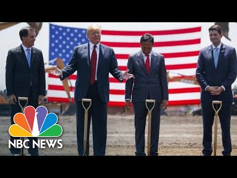 President Donald Trump Touts Job Creation At Foxconn Groundbreaking In Wisconsin | NBC News
