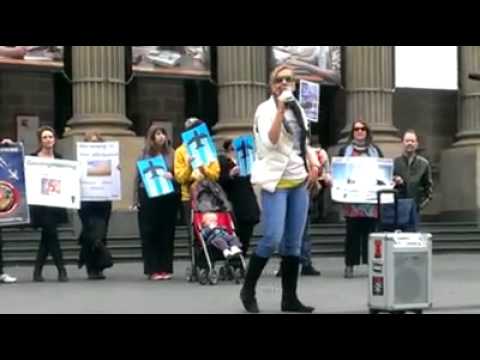 Melbourne Against Chemtrails -25th Aug - Global March - Kate Cerrano tells it like it is!!