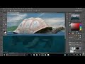 Tutorial Photoshop Underwater Turtle Island