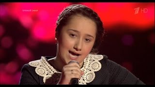 Раяна Асланбекова - Pardonne-Moi Ce Caprice D'enfant | Голос Дети 3 2016 Финал