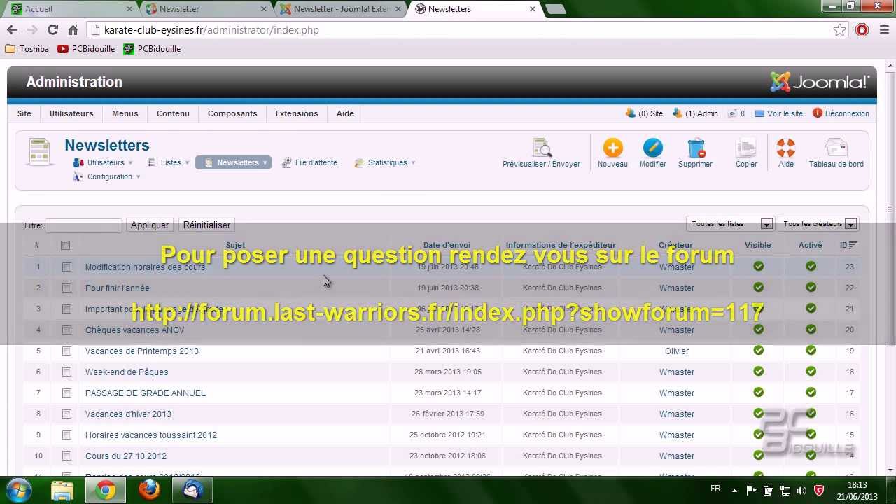Comment creer un site de rencontre avec joomla