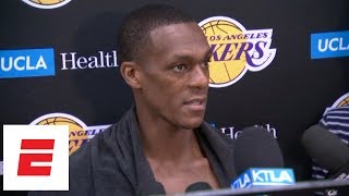 Rajon Rondo describes LeBron James' film session: He had whole team's attention | NBA Interviews