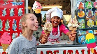TIANA'S ICE CREAM TRUCK!! TIANA'S ICE CREAM TRUCK!!