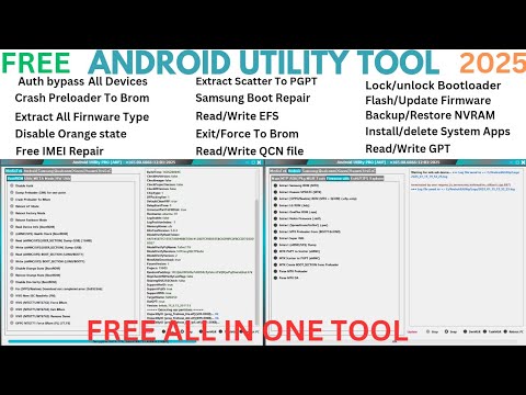 Android Utility Tool Latest Version 2025 | Auth bypass | Android Utility Tool Latest Version 2025 | Auth bypass |