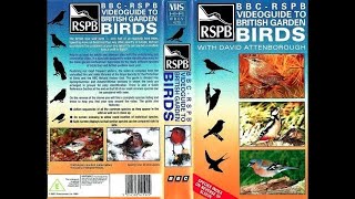 Original Vhs Opening And Closing To Bbc Rspb Videoguide To British Garden Birds Uk Vhs Tape