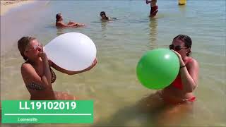 142 05 B2P Cheating Bikini Balloon Popping Malle