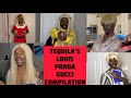 Every time Tequila sang Louis Prada Gucci (compilation)