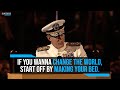 "Start Off By Making Your Own Bed" | Navy Seal William McRaven