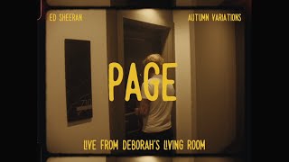 Ed Sheeran - Page (Live From Deborah's Living Room)