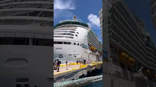 Newest And The Biggest Vs The Oldest And Smaller Royal Cruiseships..