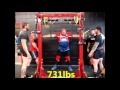 Eric Lilliebridge 400kgs/881lbs x 2 Raw Squat w/ wraps PR