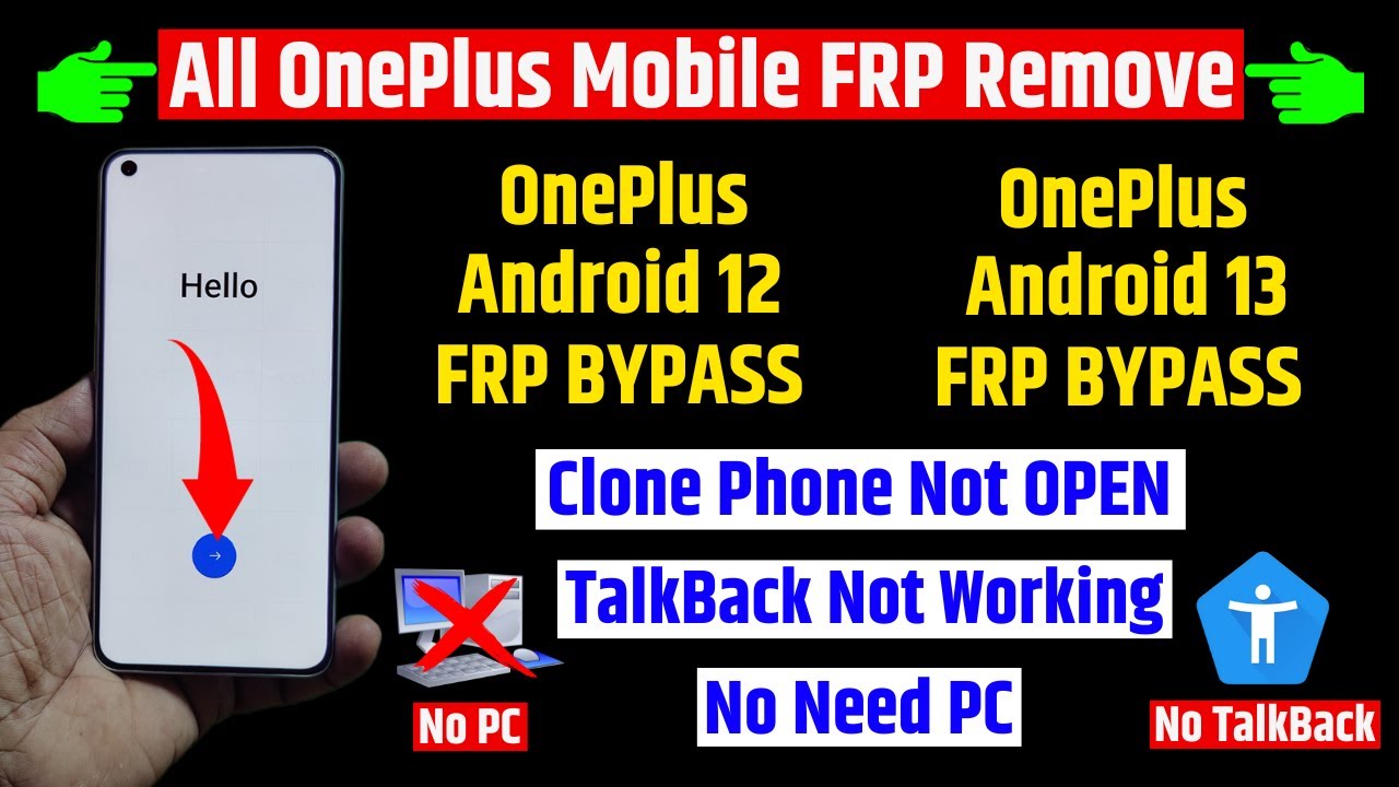 All Oneplus Mobile Frp Bypass – Android 12/ Android 13 | All Oneplus Mobile Frp Bypass – Android 12/ Android 13 |
