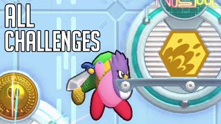 All Copy Abilities Challenges - Kirbys Return To Dream Land Deluxe D Medal