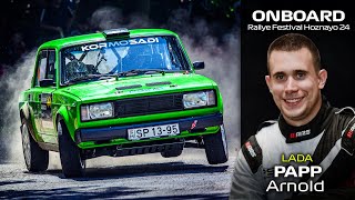 ONBOARD: Arnold Papp & Hanna Hoffmann - LADA K20 - Rallye Festival Hoznayo 2024 