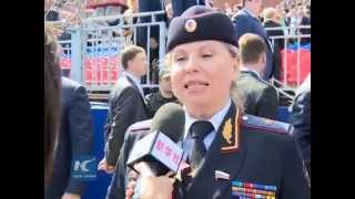 China"s guard of honor wows spectators at Red Square