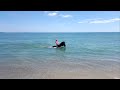 luuk-vrouck y laura en la playa