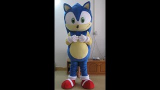 Adult Sonic x Hedgehog Mascot Costume for Entertainment Sonic Mascotte Custom Mascots ArisMascots