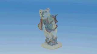 Bear Figurine Mesh 13-Shot Hd