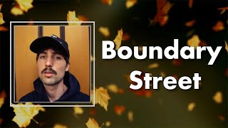 Watch Will Joseph Cook Boundary Street video