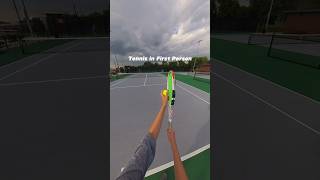Tennis In First Person