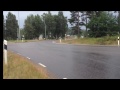 BMW M5 E60 V10 drifting in a roundabout with Eisenmann Sport exhaust