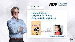 The Creator Community Podcast | Interview with the author of Don't Wait, Create | Erica Barry