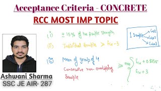 Acceptance Criteria For Concrete - Cube Test Rcc Hot Topic