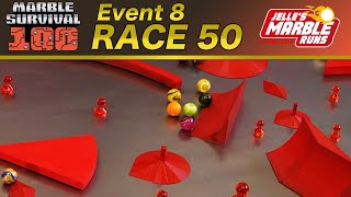 Marble Race: Marble Survival 100 - Race 50 NO TRAPS!